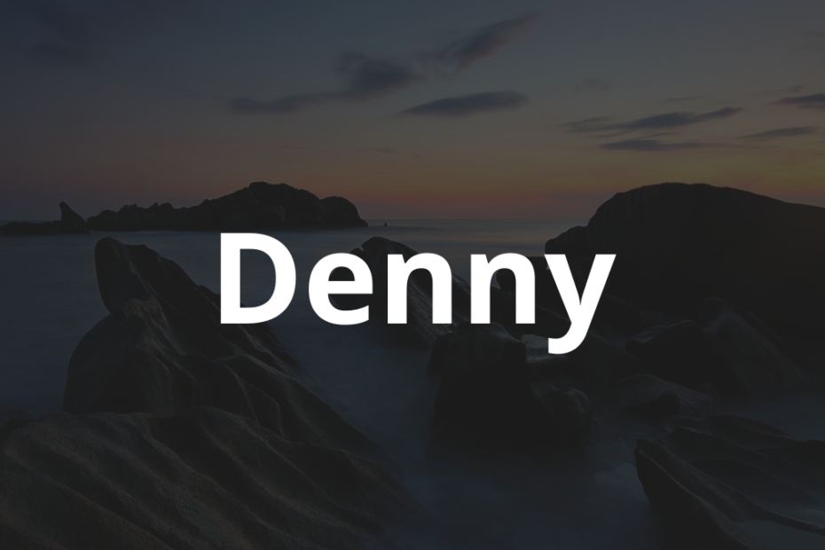 Significado do nome Denny