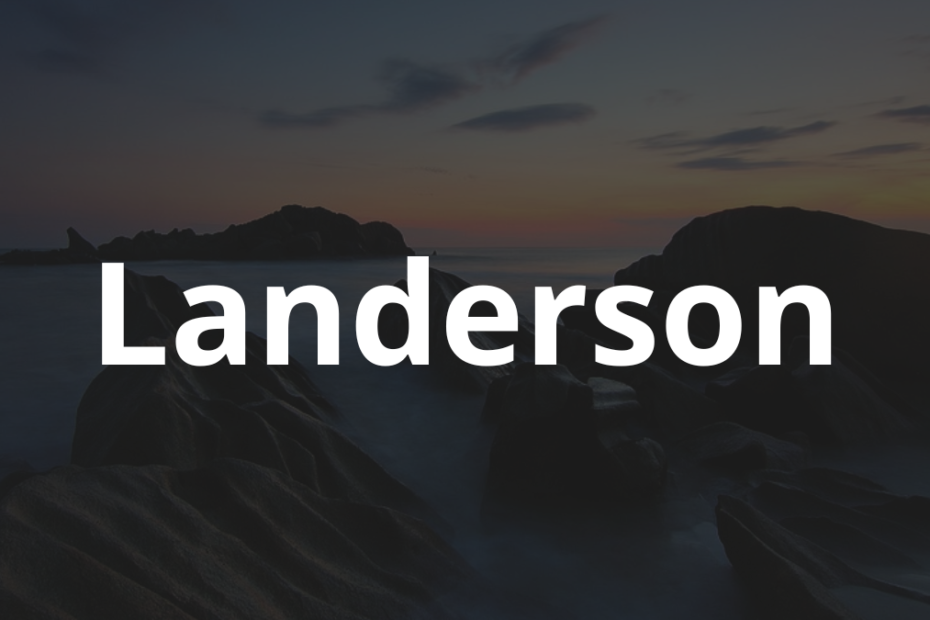 Significado do nome Landerson