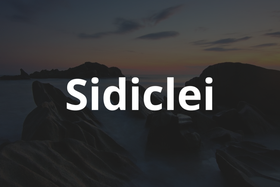 Significado do nome Sidiclei