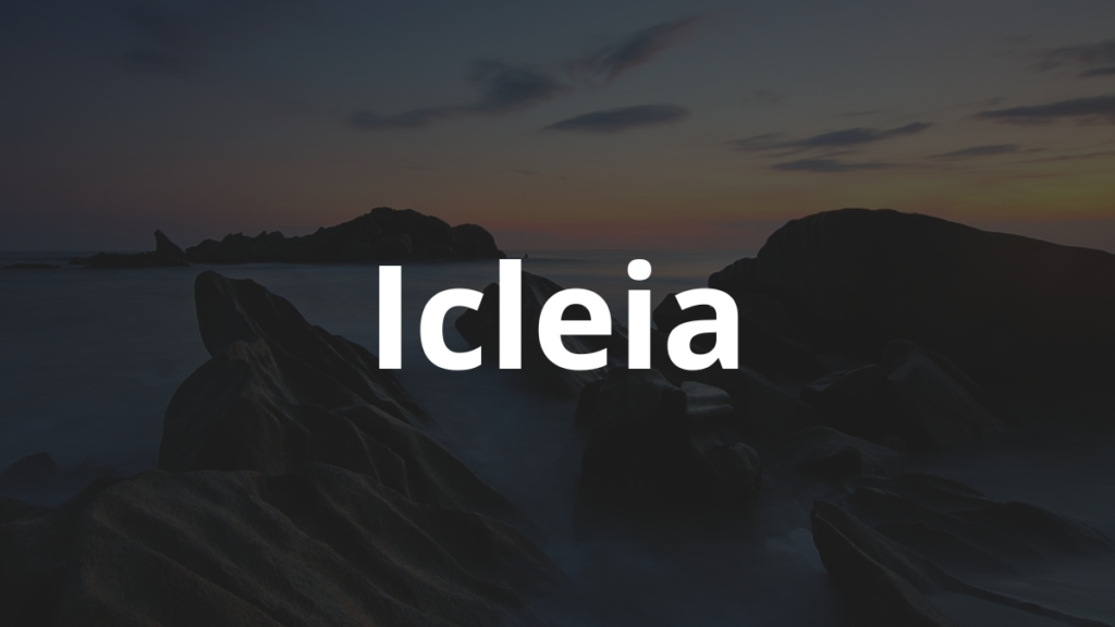 Significado do nome Icleia: História e origem! 1 Significado do nome Icleia