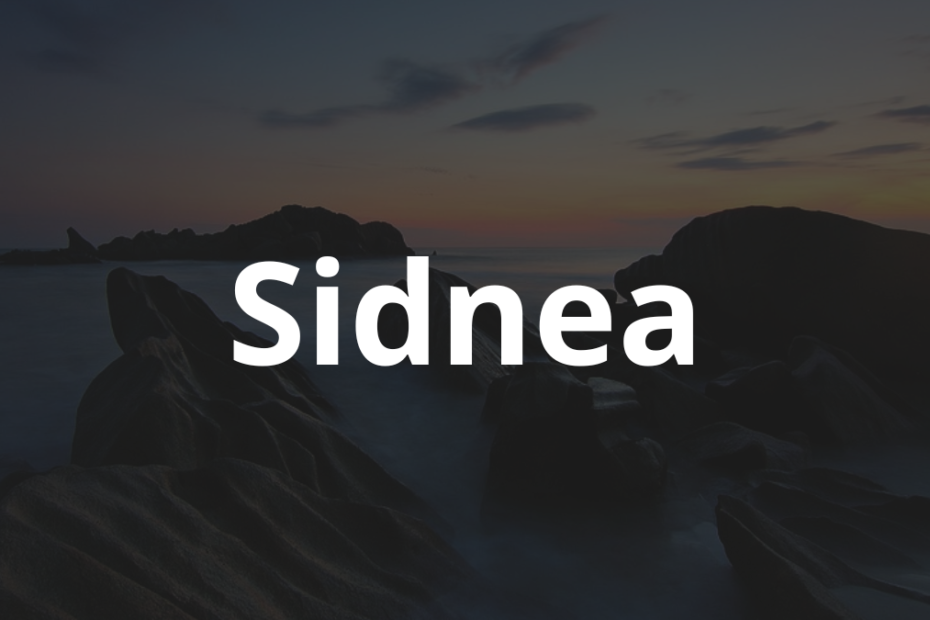 Significado do nome Sidnea: História e origem! 3 Significado do nome Sidnea