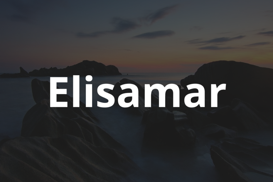Significado do nome Elisamar
