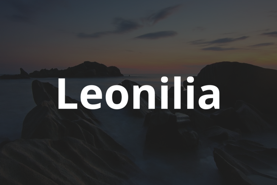 Significado do nome Leonilia