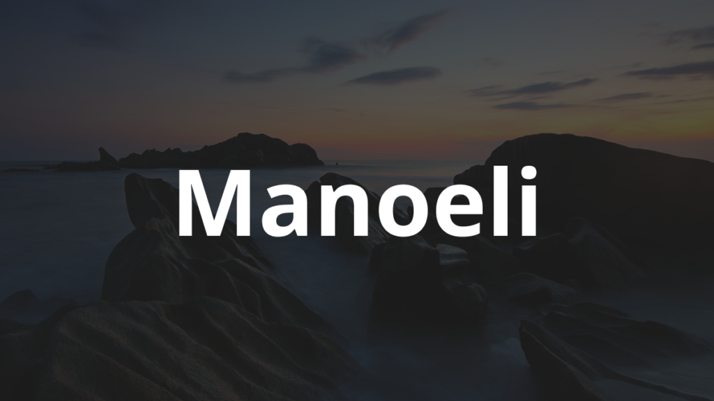 Significado do nome Manoeli