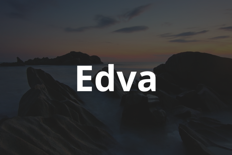 Significado do nome Edva