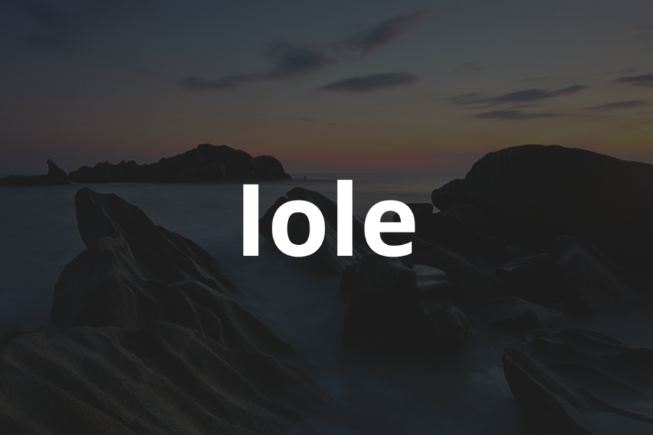 Significado do nome Iole