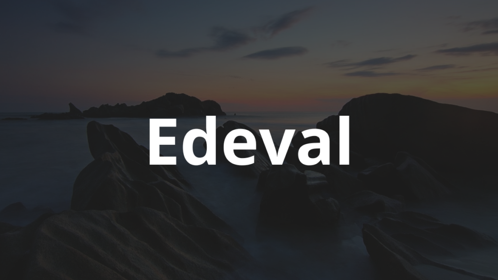 Significado do nome Edeval