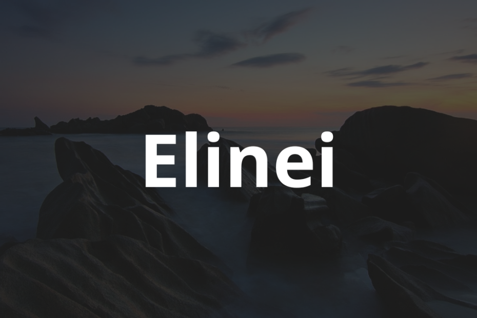 Significado do nome Elinei