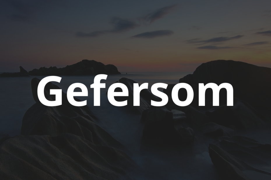Significado do nome Gefersom