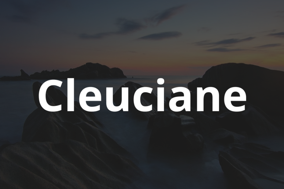 Significado do nome Cleuciane