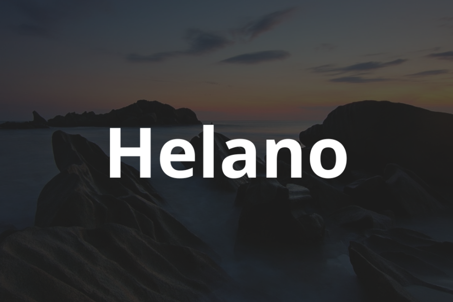 Significado do nome Helano
