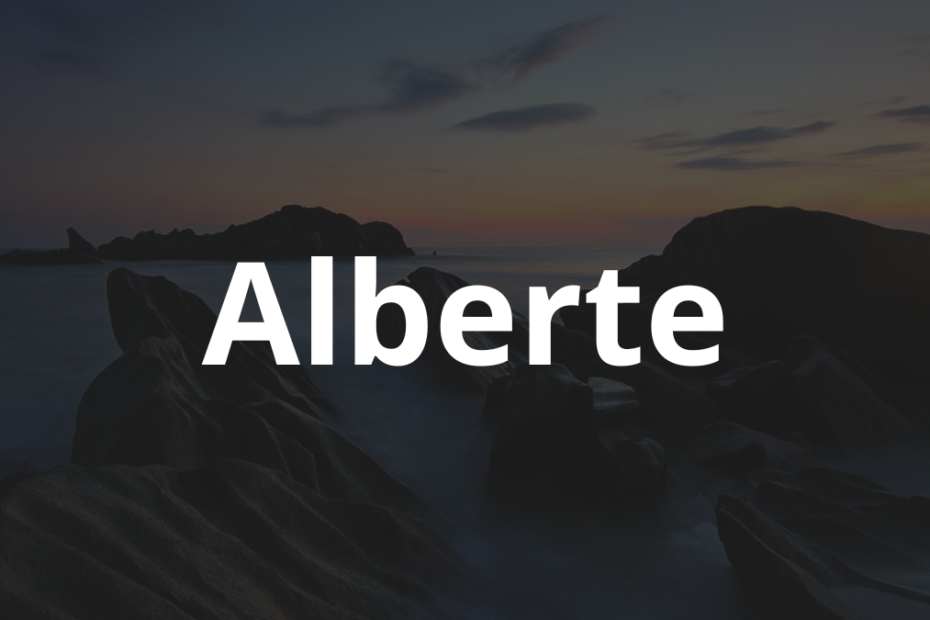 Significado do nome Alberte