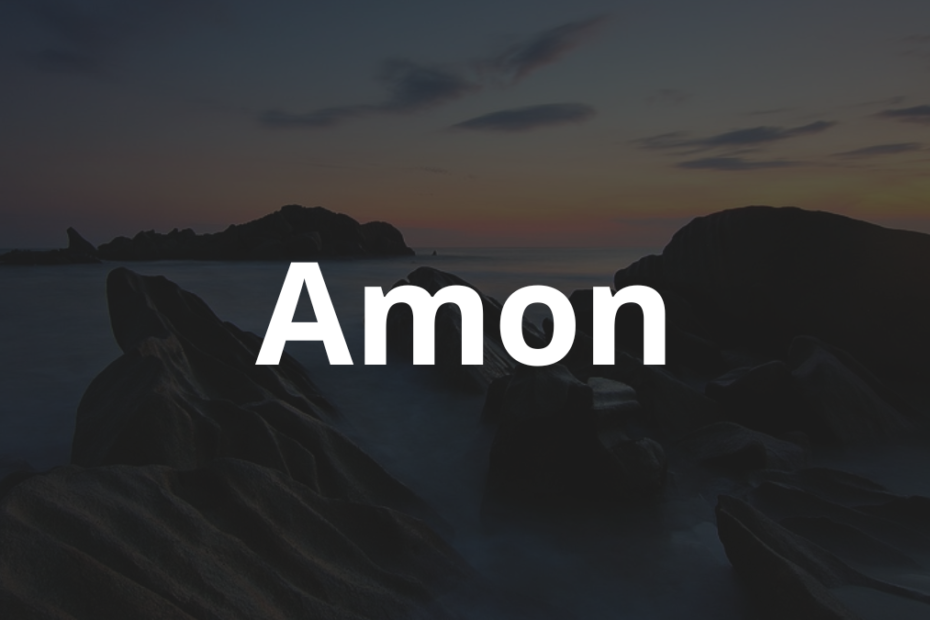 Significado do nome Amon