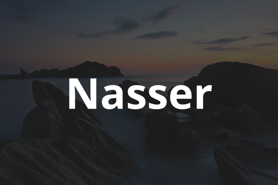 Significado do nome Nasser