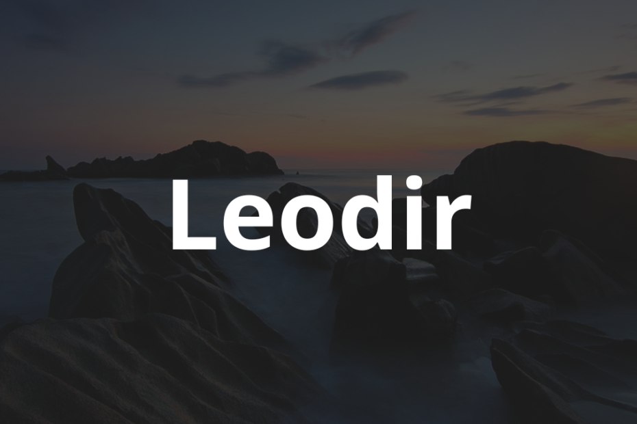 Significado do nome Leodir