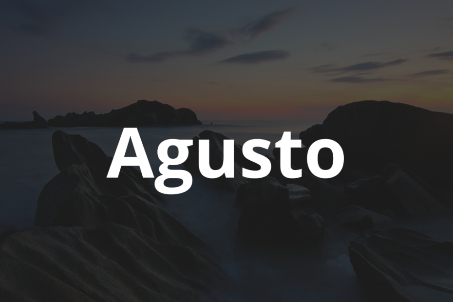 Significado do nome Agusto
