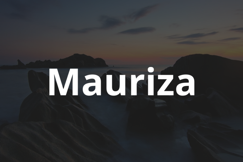 Significado do nome Mauriza