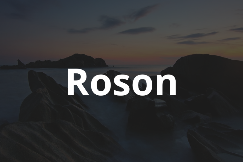 Significado do nome Roson