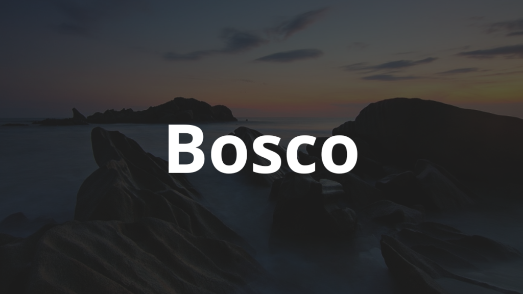 Significado do nome Bosco: História e origem! 1 Significado do nome Bosco