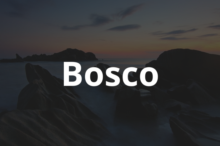 Significado do nome Bosco