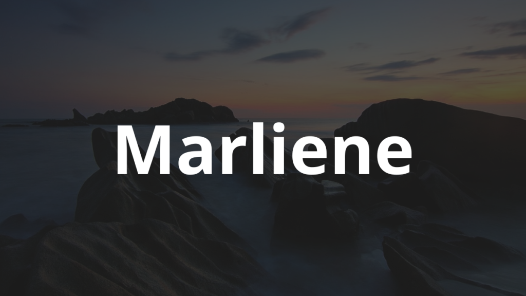 Significado do nome Marliene