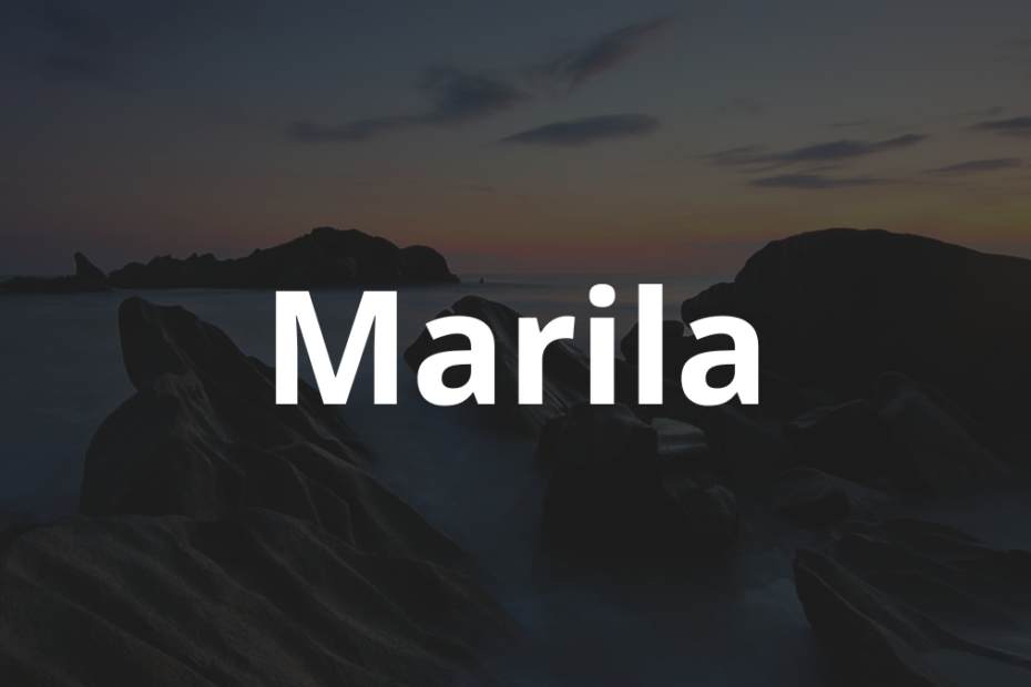 Significado do nome Marila