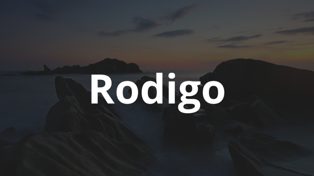 Significado do nome Rodigo