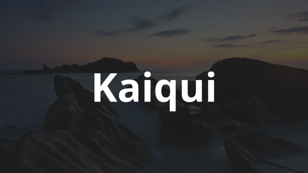 Significado do nome Kaiqui