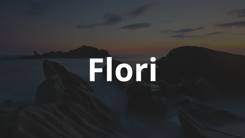 Significado do nome Flori