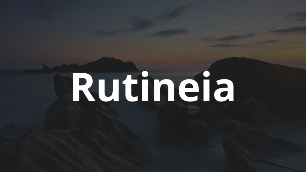 Significado do nome Rutineia