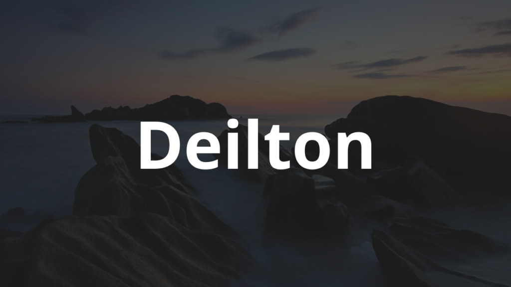 Significado do nome Deilton