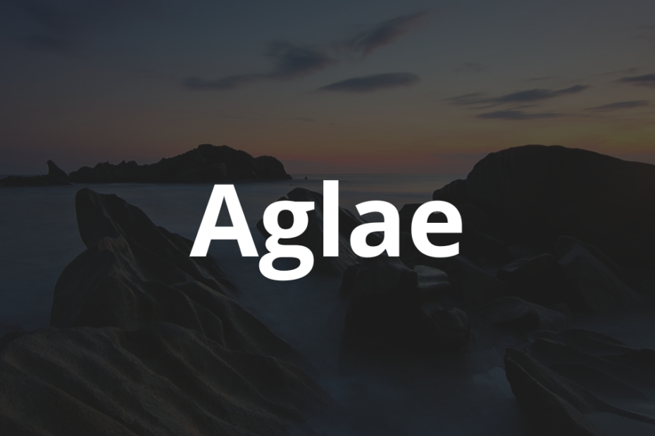 Significado do nome Aglae: História e origem! 7 Significado do nome Aglae