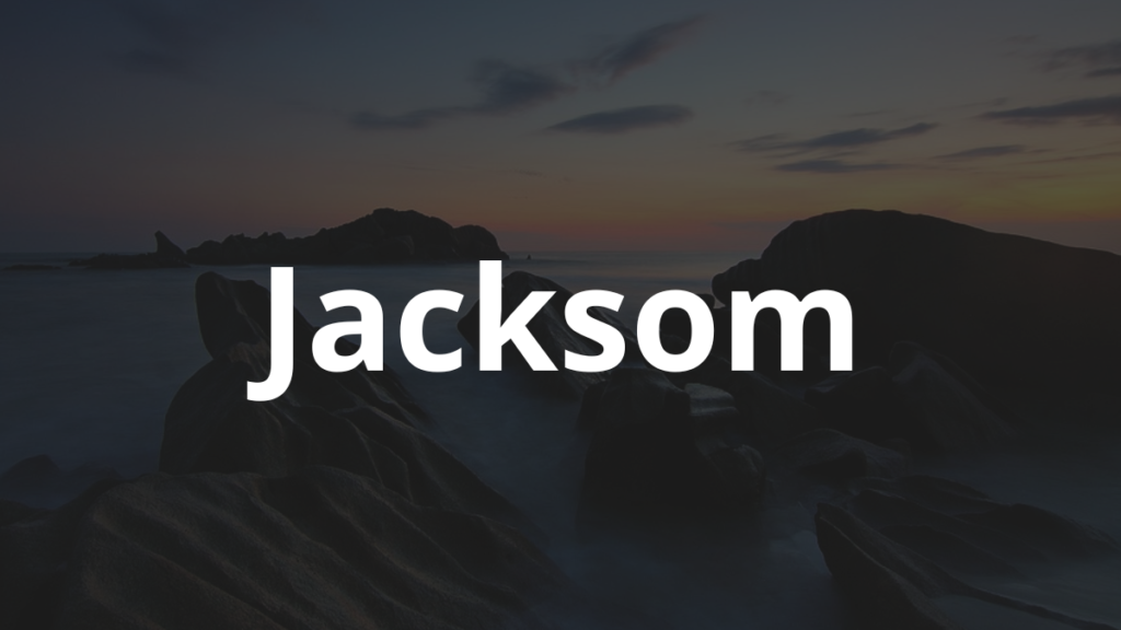 Significado do nome Jacksom