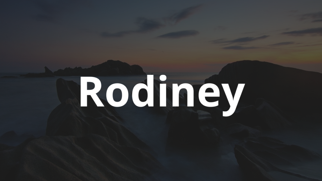 Significado do nome Rodiney