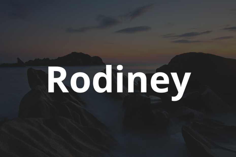 Significado do nome Rodiney: História e origem! 11 Significado do nome Rodiney