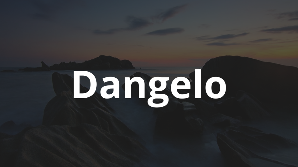 Significado do nome Dangelo: História e origem! 1 Significado do nome Dangelo