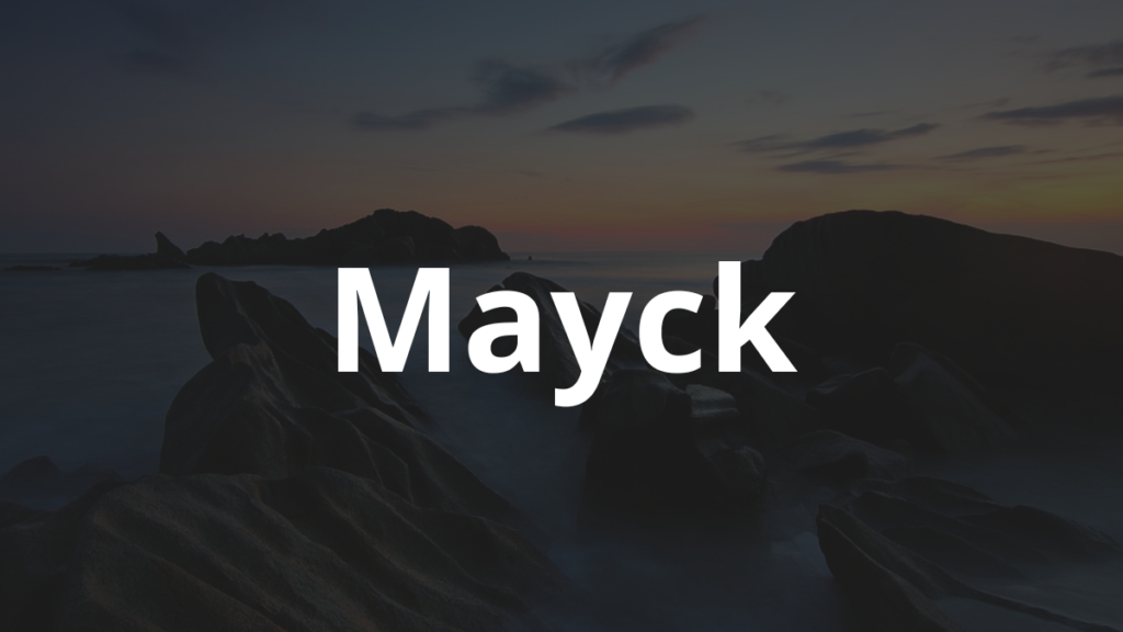 Significado do nome Mayck