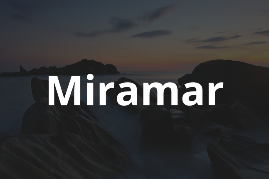 Significado do nome Miramar