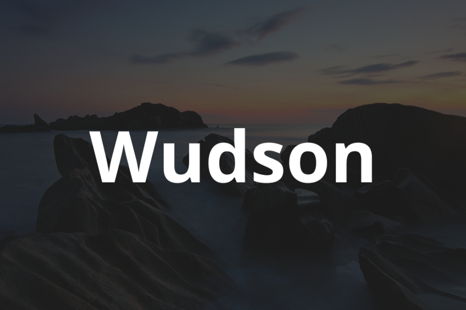 Significado do nome Wudson