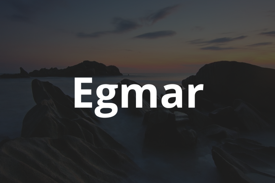 Significado do nome Egmar