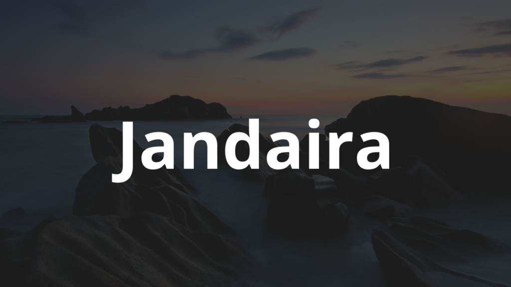 Significado do nome Jandaira
