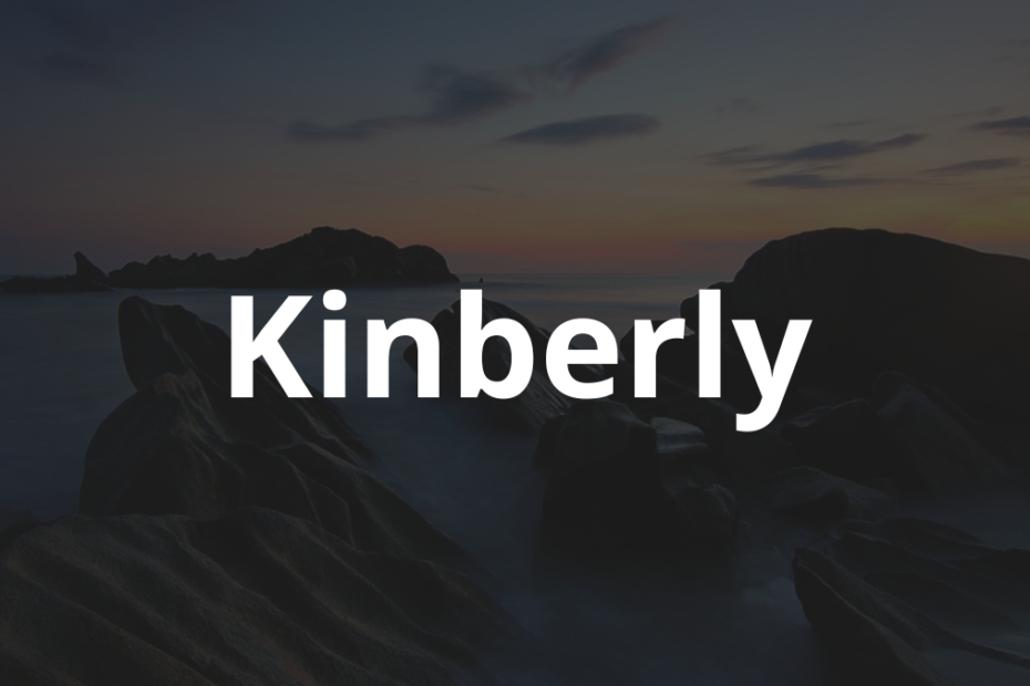 Significado do nome Kinberly
