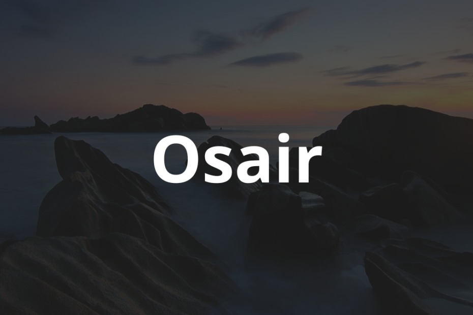 Significado do nome Osair