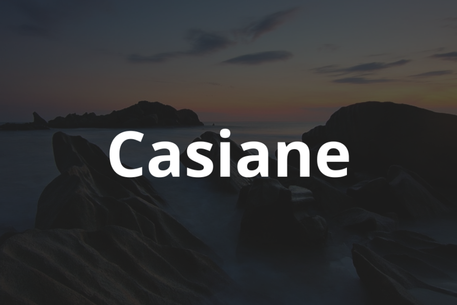 Significado do nome Casiane