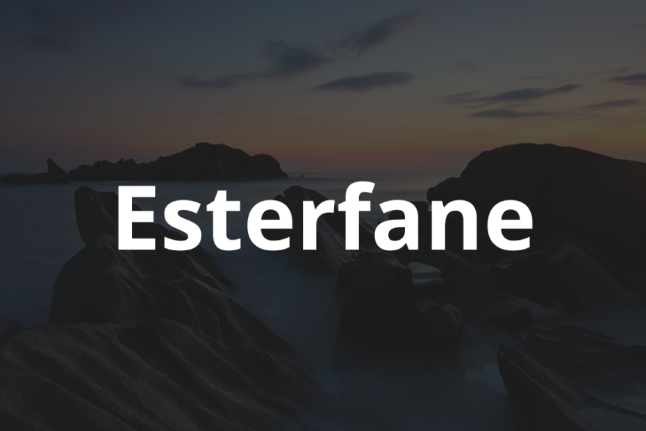 Significado do nome Esterfane