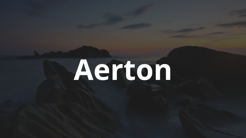 Significado do nome Aerton