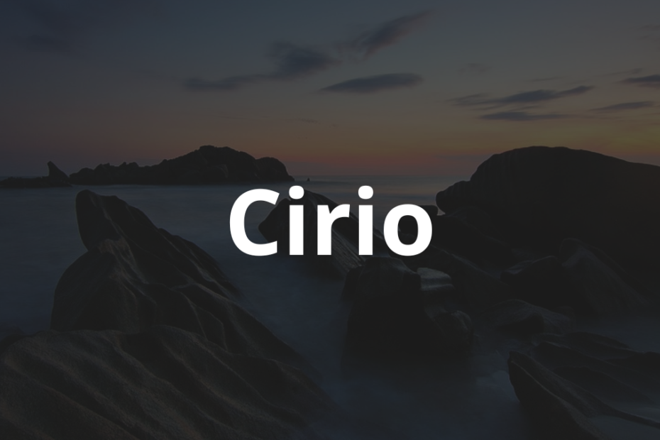 Significado do nome Cirio