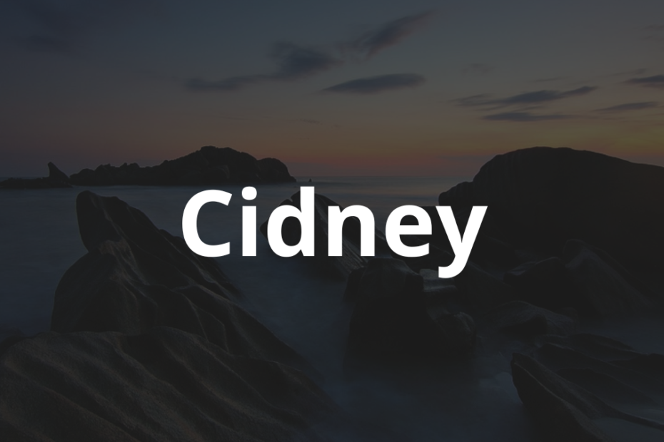 Significado do nome Cidney