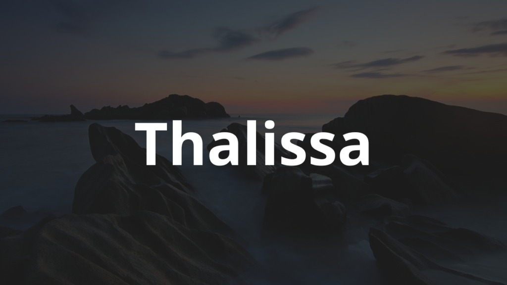 Significado do Nome Thalissa