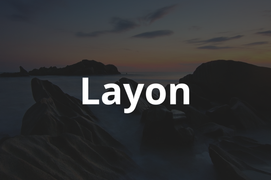 Significado do nome Layon: História e origem! 1 Significado do Nome Layon